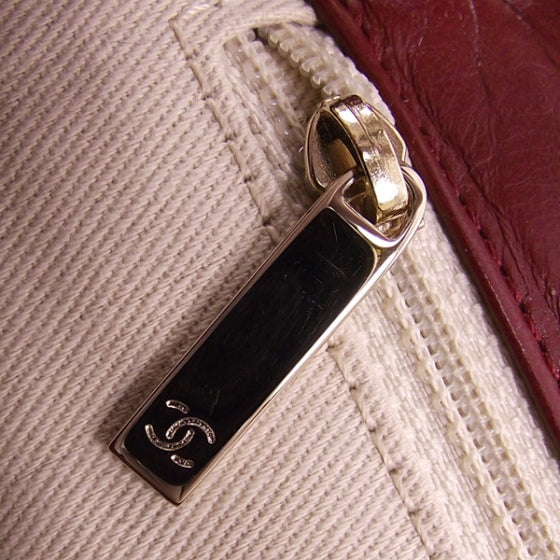 Leather Jersey Scales Flap Red