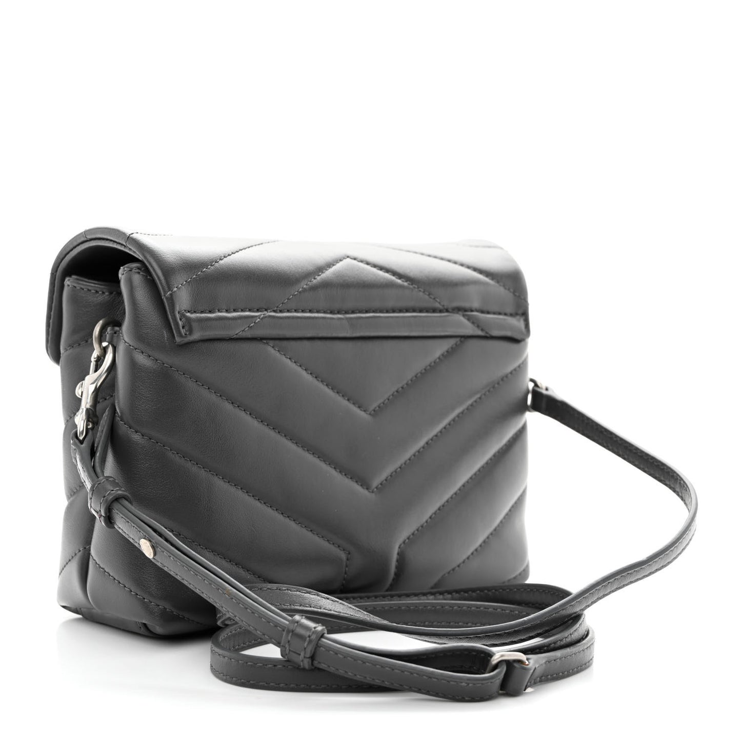 Calfskin Y Quilted Monogram Toy Loulou Crossbody Bag Storm