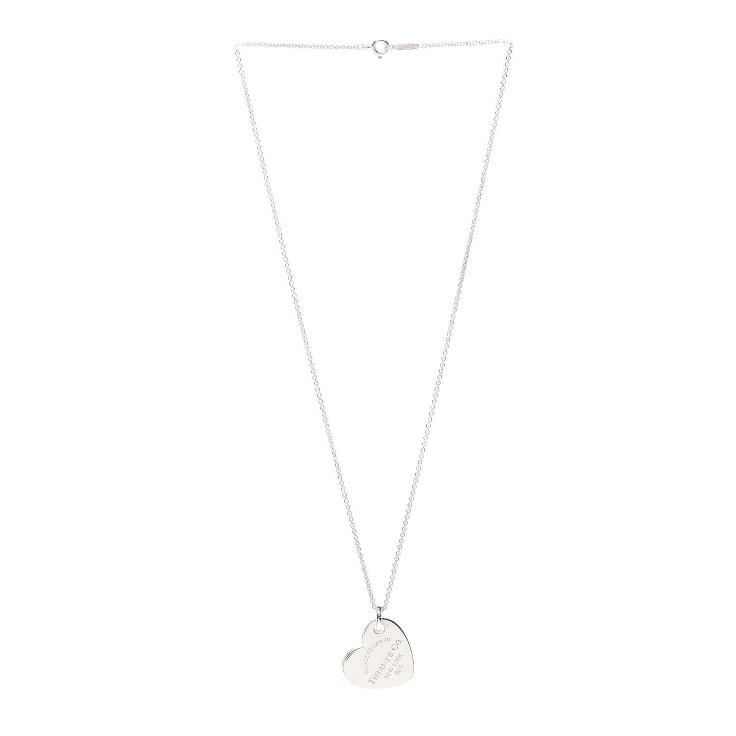Sterling Silver Return To Double Heart Necklace