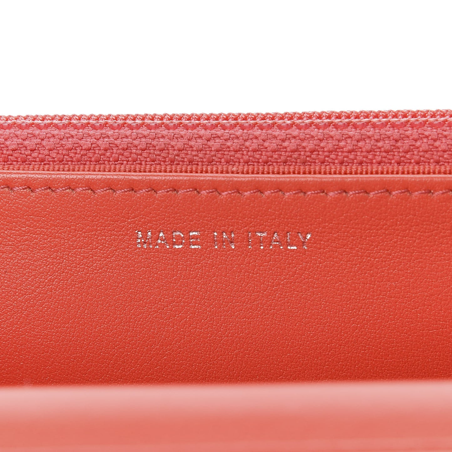 Velvet Classic Quilted Wallet On Chain WOC Coral