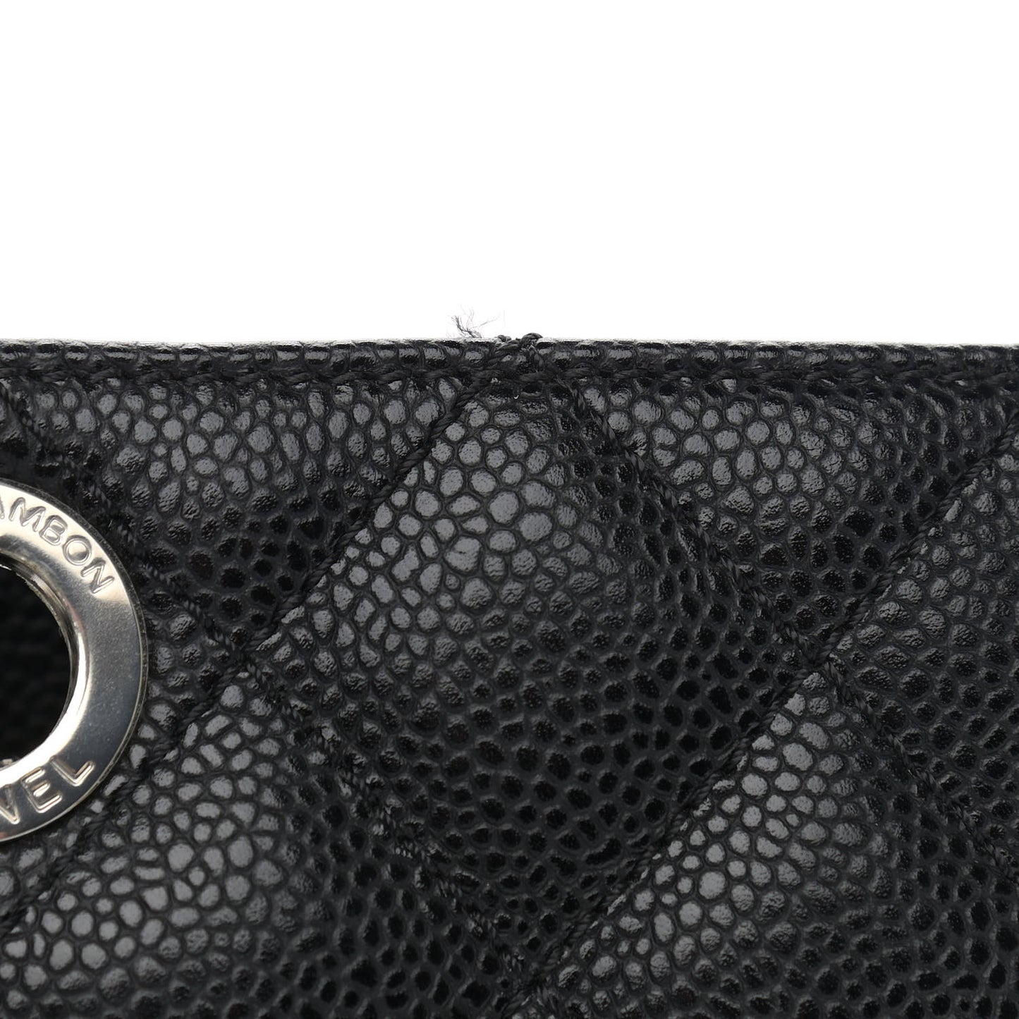 Caviar Quilted Grand Shopping Tote GST Black