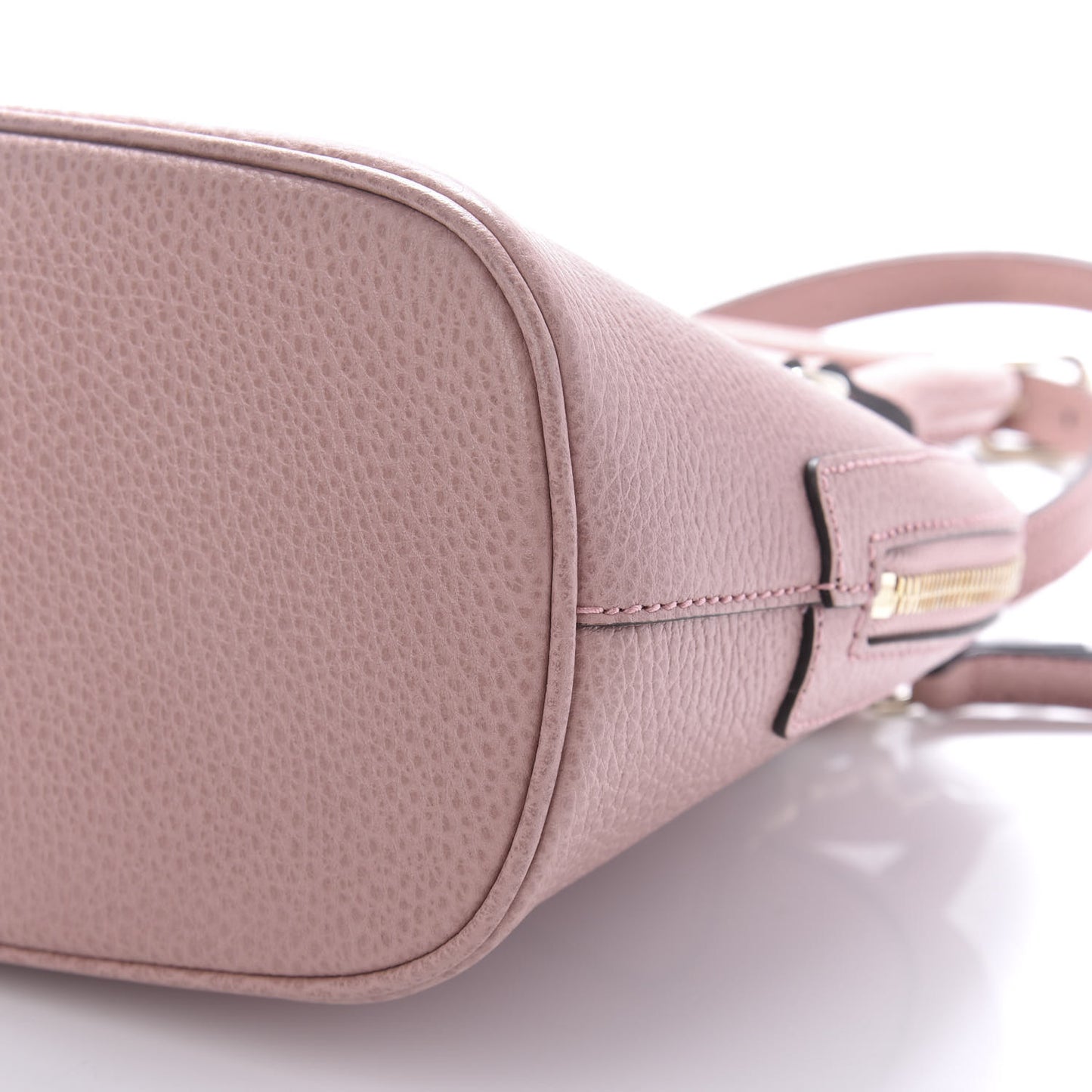 Dollar Calfskin Small GG Charm Dome Bag Soft Pink