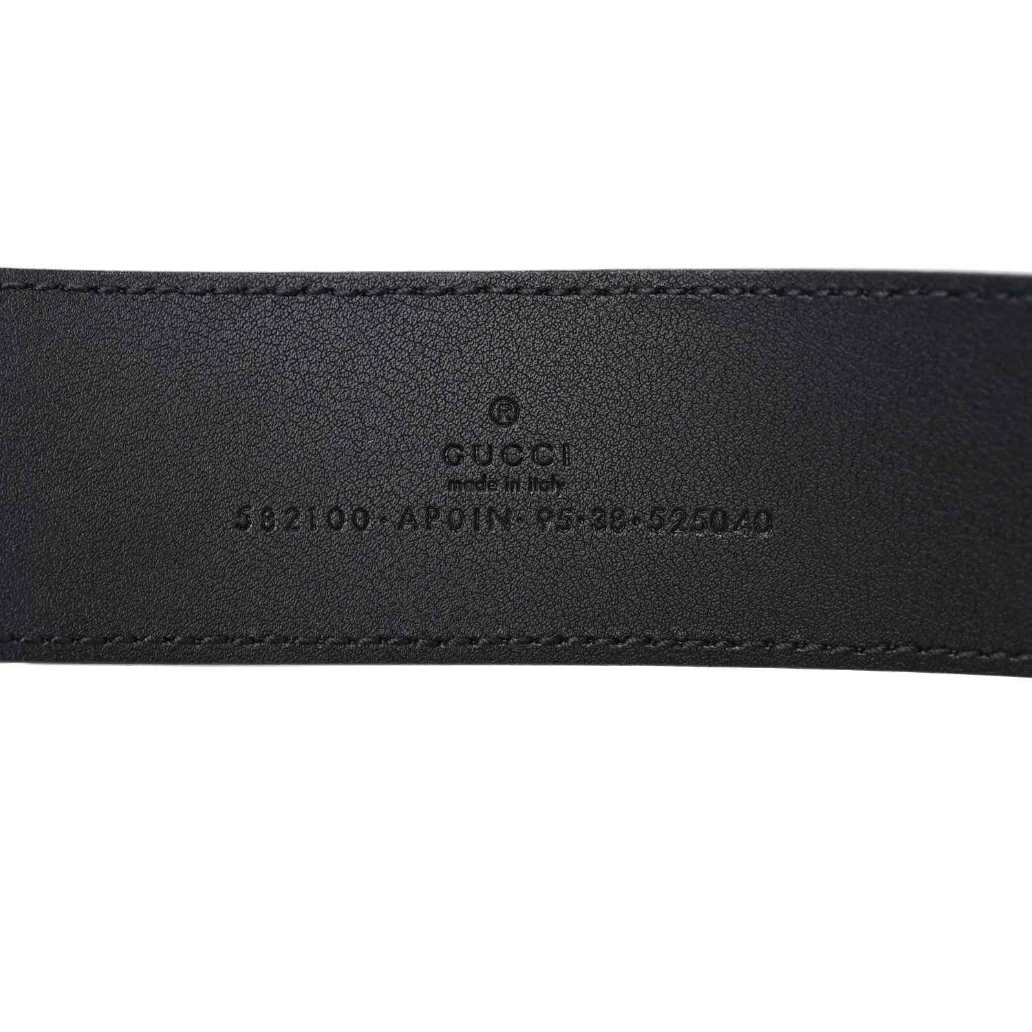 Gucci Calfskin Crystal Double G 40mm Belt 95 38 Black 3 of 6