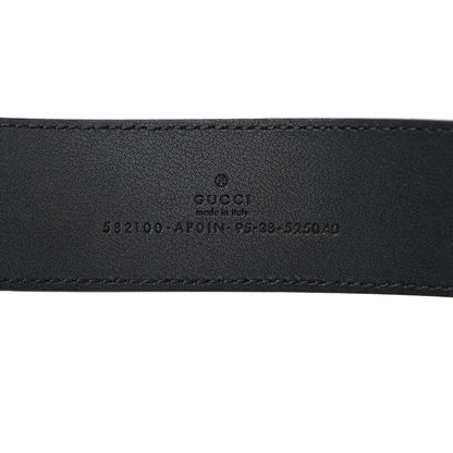 Gucci Calfskin Crystal Double G 40mm Belt 95 38 Black 3 of 6