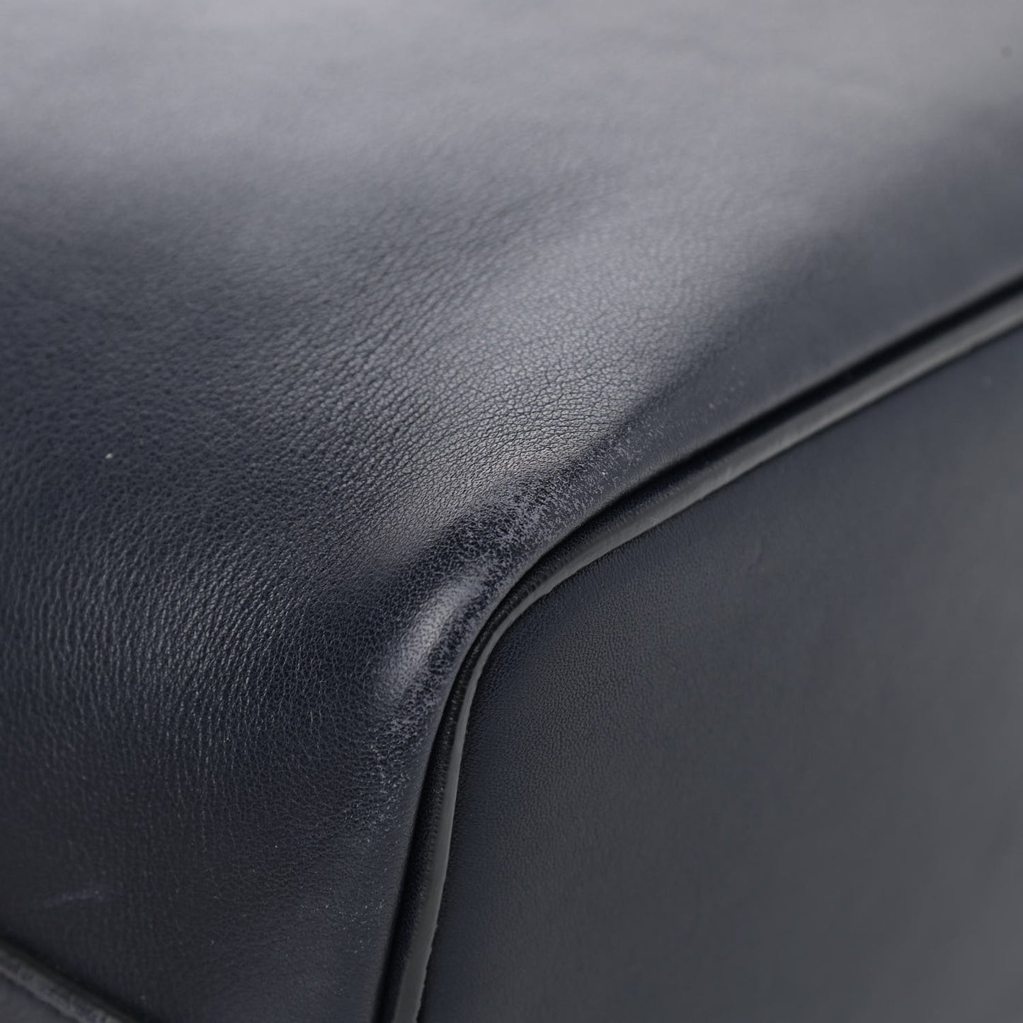 Lambskin Small Soft Cube Satchel Navy
