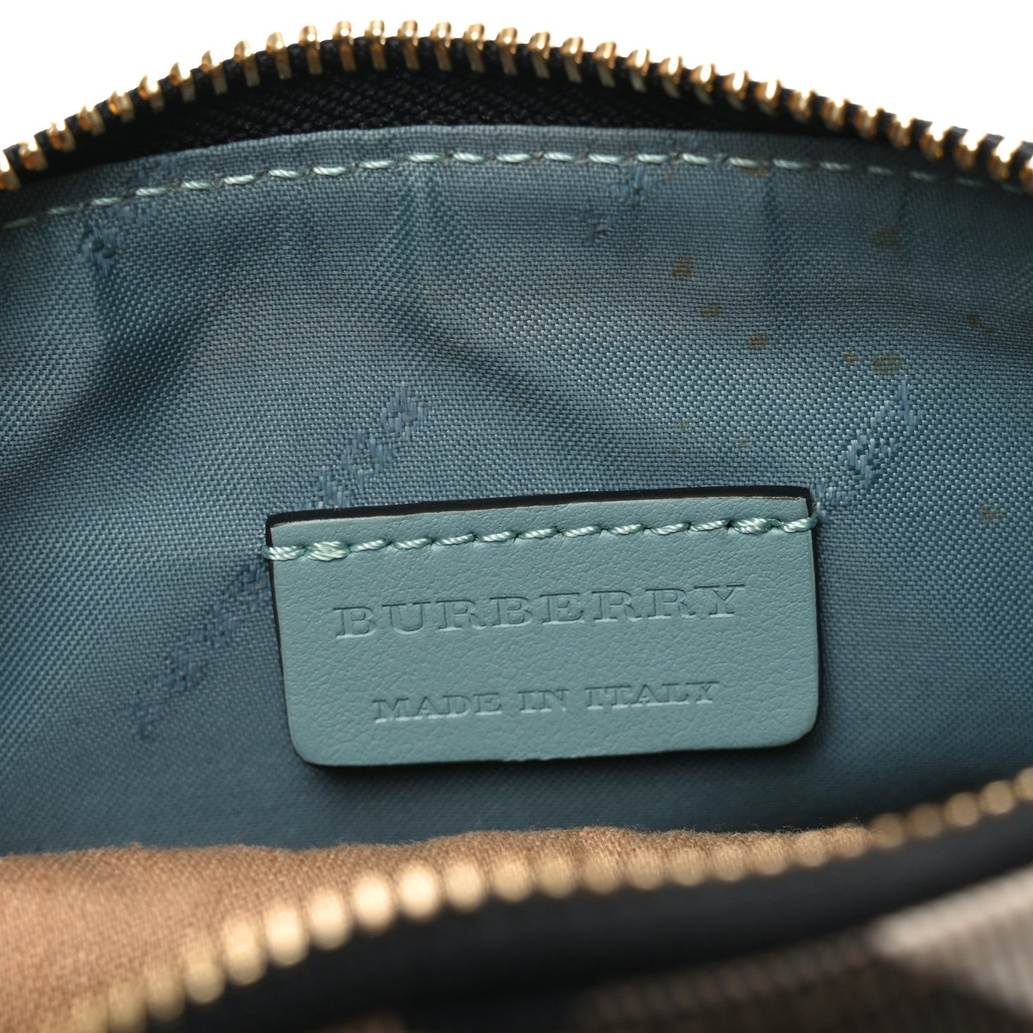 Burberry House Check Pop Elements Small Beauty Cosmetic Pouch Pale Opal 6 of 10