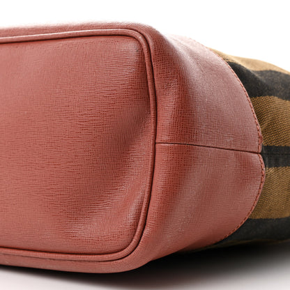 Fendi Pequin Vitello Elite 2Jours Bucket Bag Tobacco 10 of 11