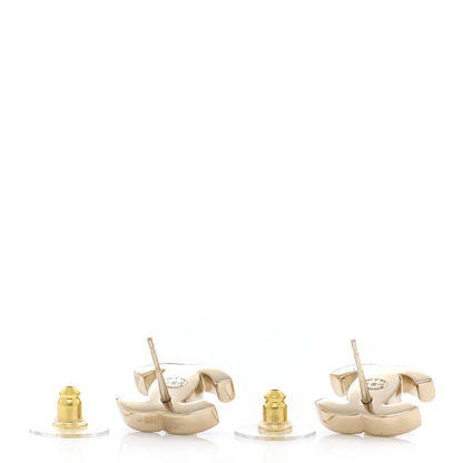 Chanel Metal CC Turnlock Earrings Gold 4 of 5