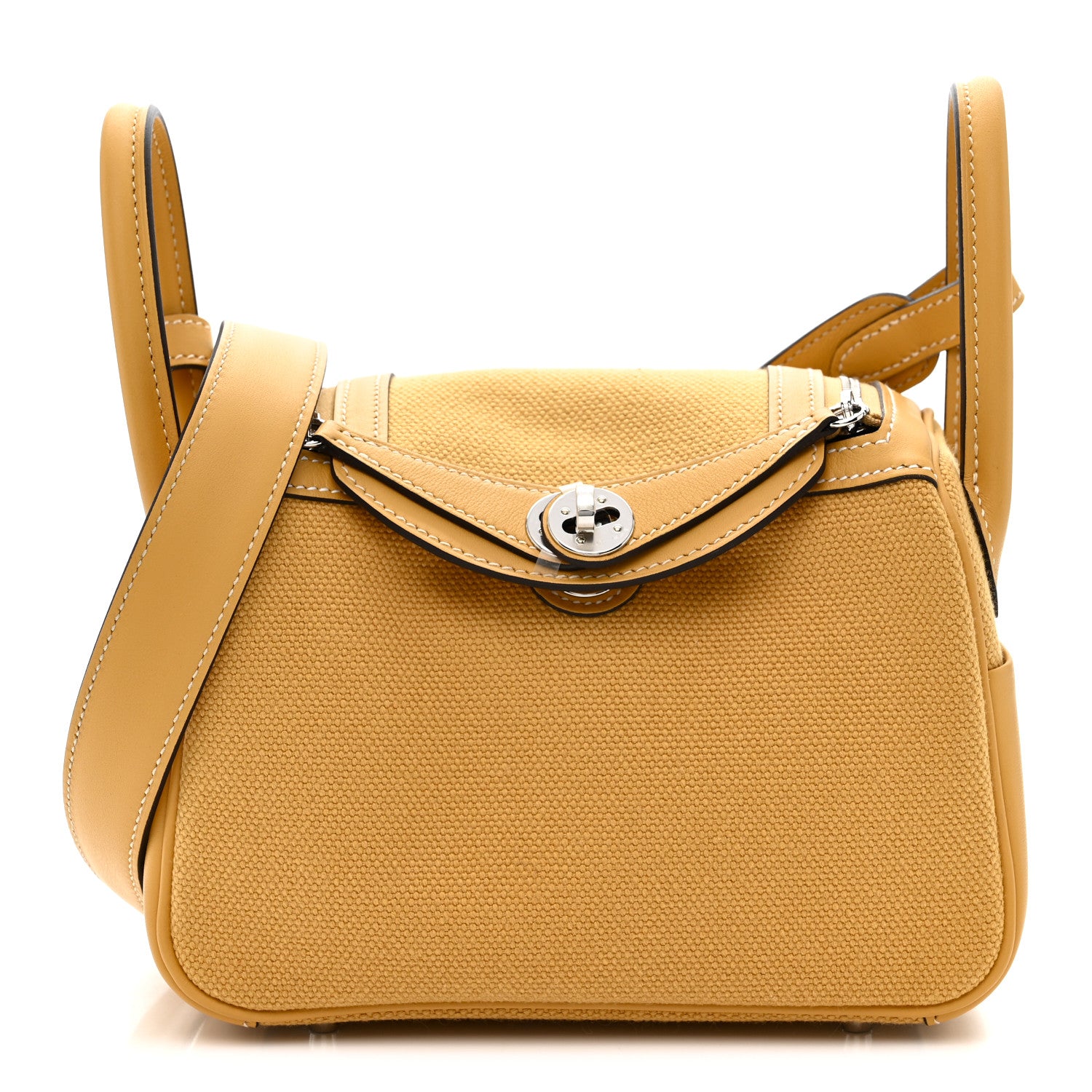 Hermes Toile Goeland Swift Mini Lindy 20 Paille 1 of 11