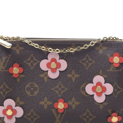 Louis Vuitton Monogram Blooming Flowers Double Zip Pochette 11 of 12