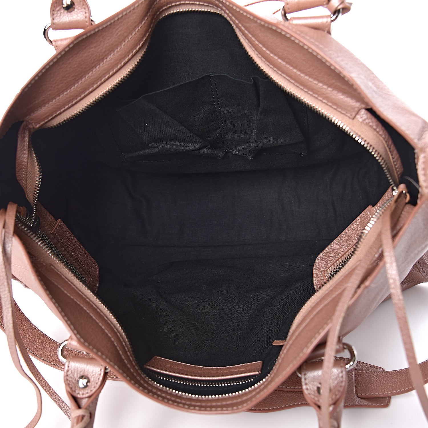 Balenciaga Pearlescent Goatskin Classic Palladium Hardware City Rose Rose Light 6 of 11