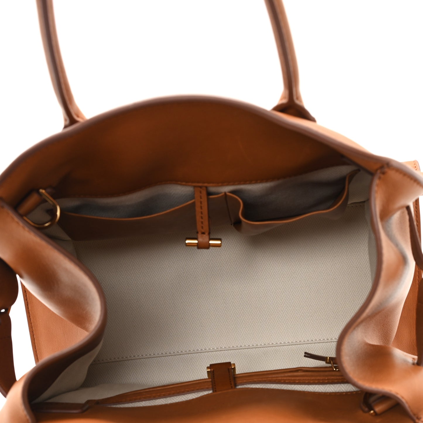 Polished Saddle Calfskin Soft Margaux 12 Cuir