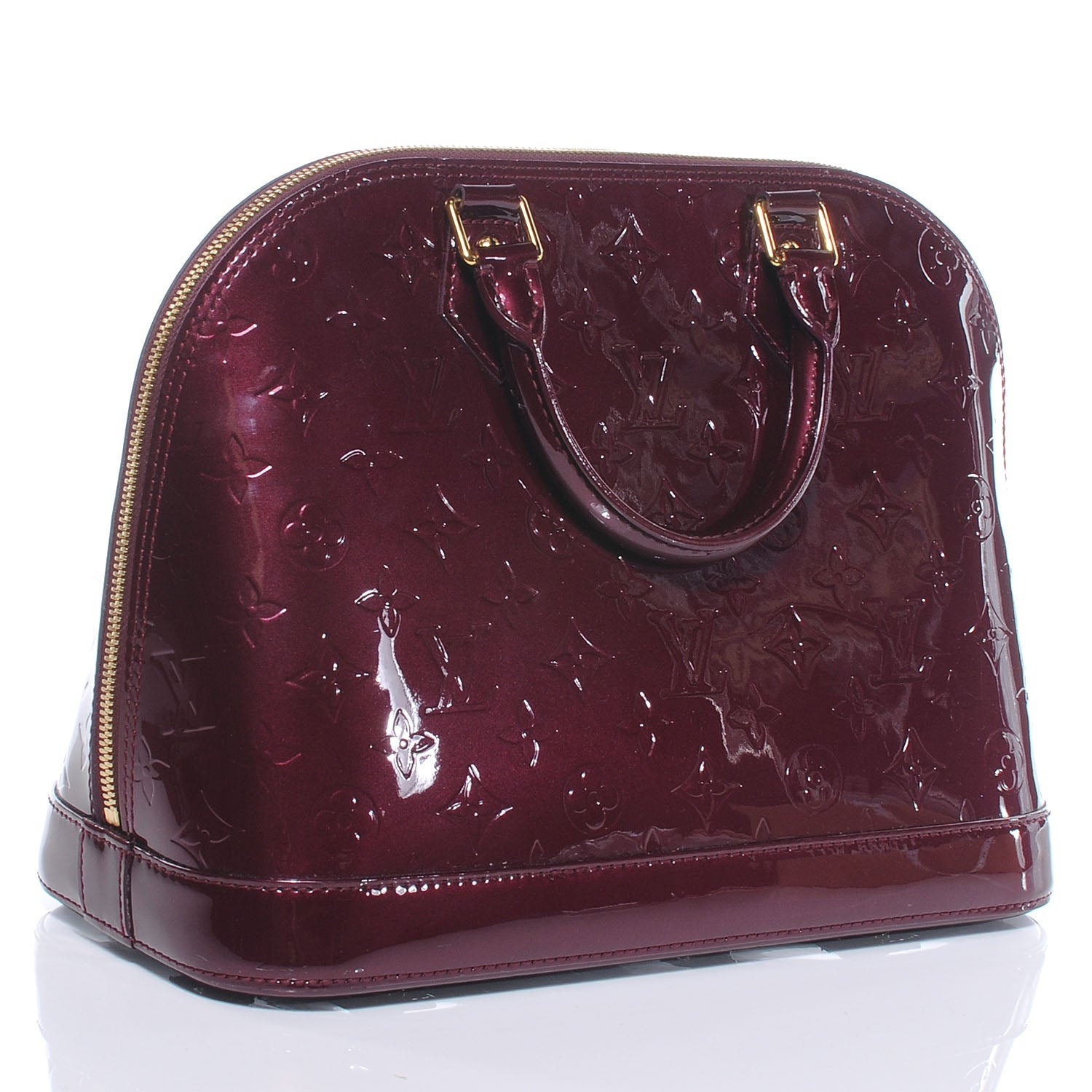 Louis Vuitton Vernis Alma PM Rouge Fauviste 3 of 8