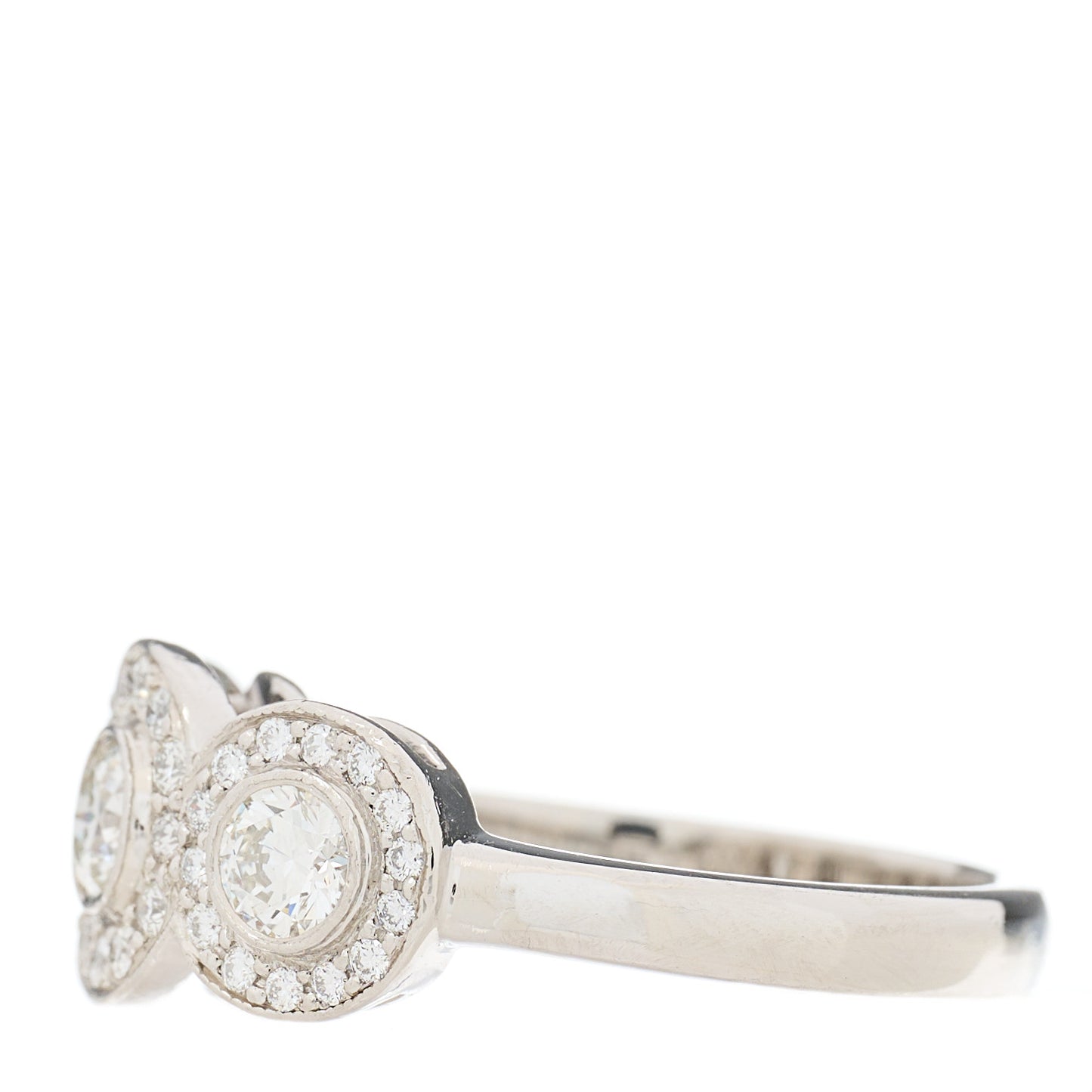Platinum Diamond Circlet Ring 49 5