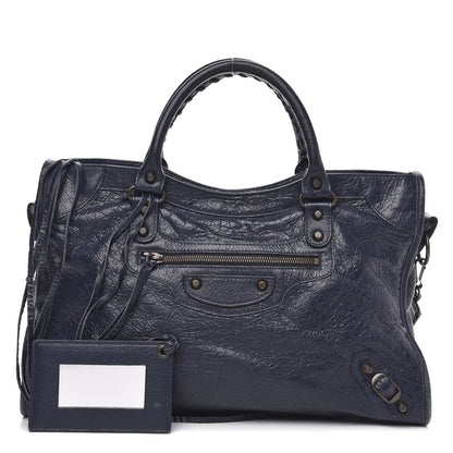 Balenciaga Agneau Classic Hardware City Bleu Obscur 1 of 12