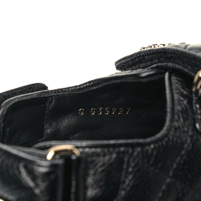 Chanel Grained Calfskin Velcro Dad Sandals 37 Black 8 of 9