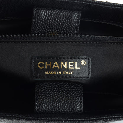 Chanel Caviar Quilted Petit Shopping Tote PST Black 6 of 7