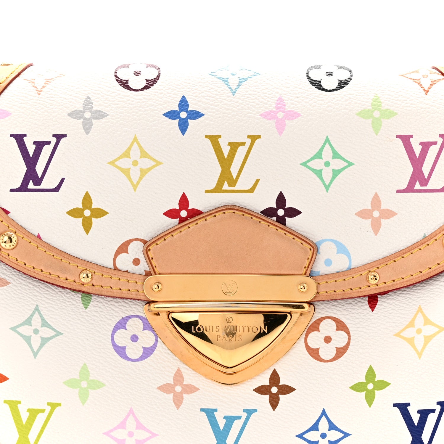 Louis Vuitton Monogram Multicolor Beverly MM White 7 of 10