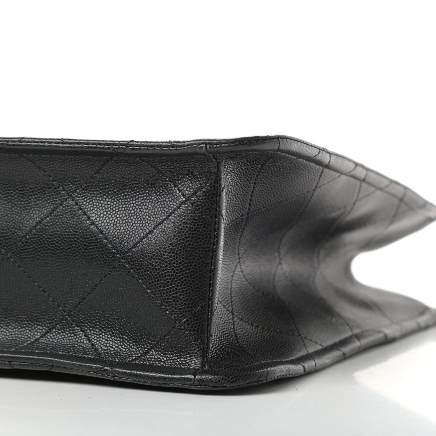 Chanel Caviar Quilted Sweet Classic Shopping Tote Black 9 of 10