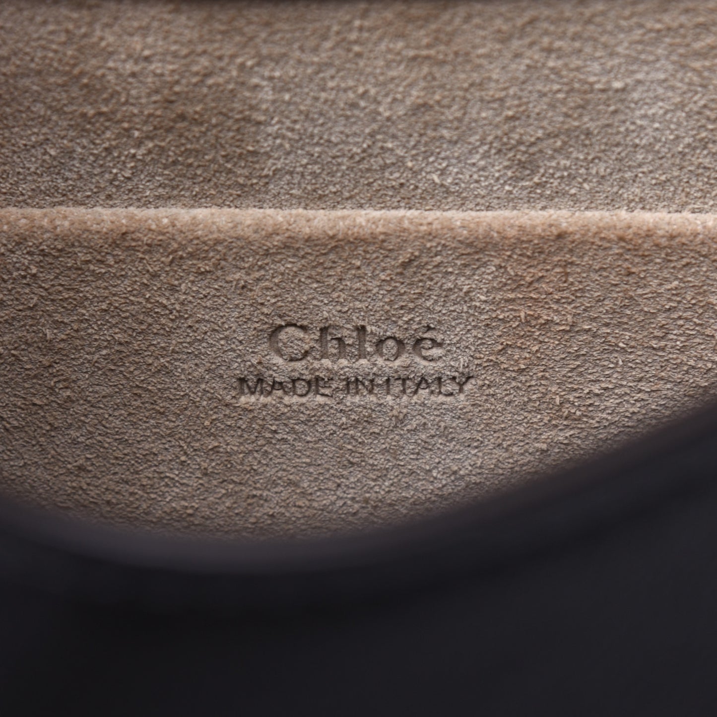 Calfskin Suede Small Nile Bracelet Bag Black