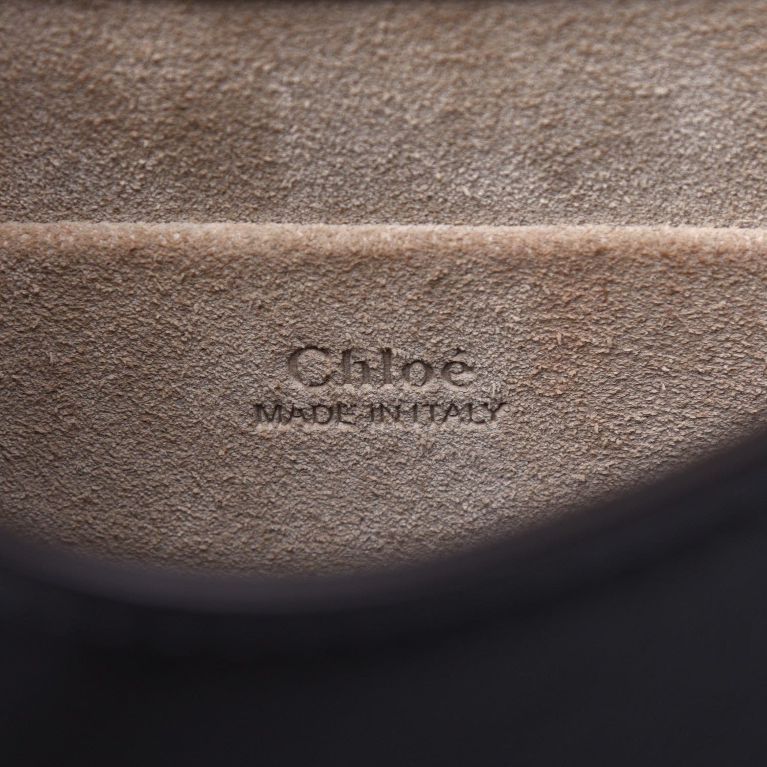 Chloe Calfskin Suede Small Nile Bracelet Bag Black 8 of 14