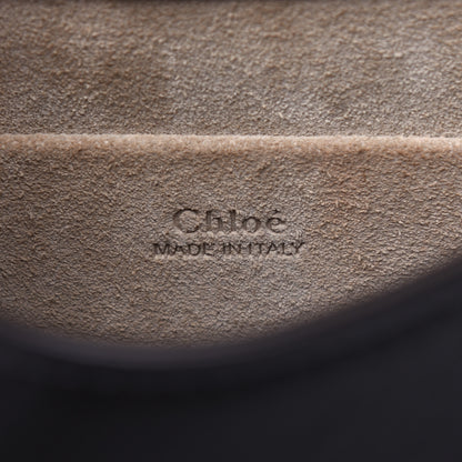 Chloe Calfskin Suede Small Nile Bracelet Bag Black 8 of 14