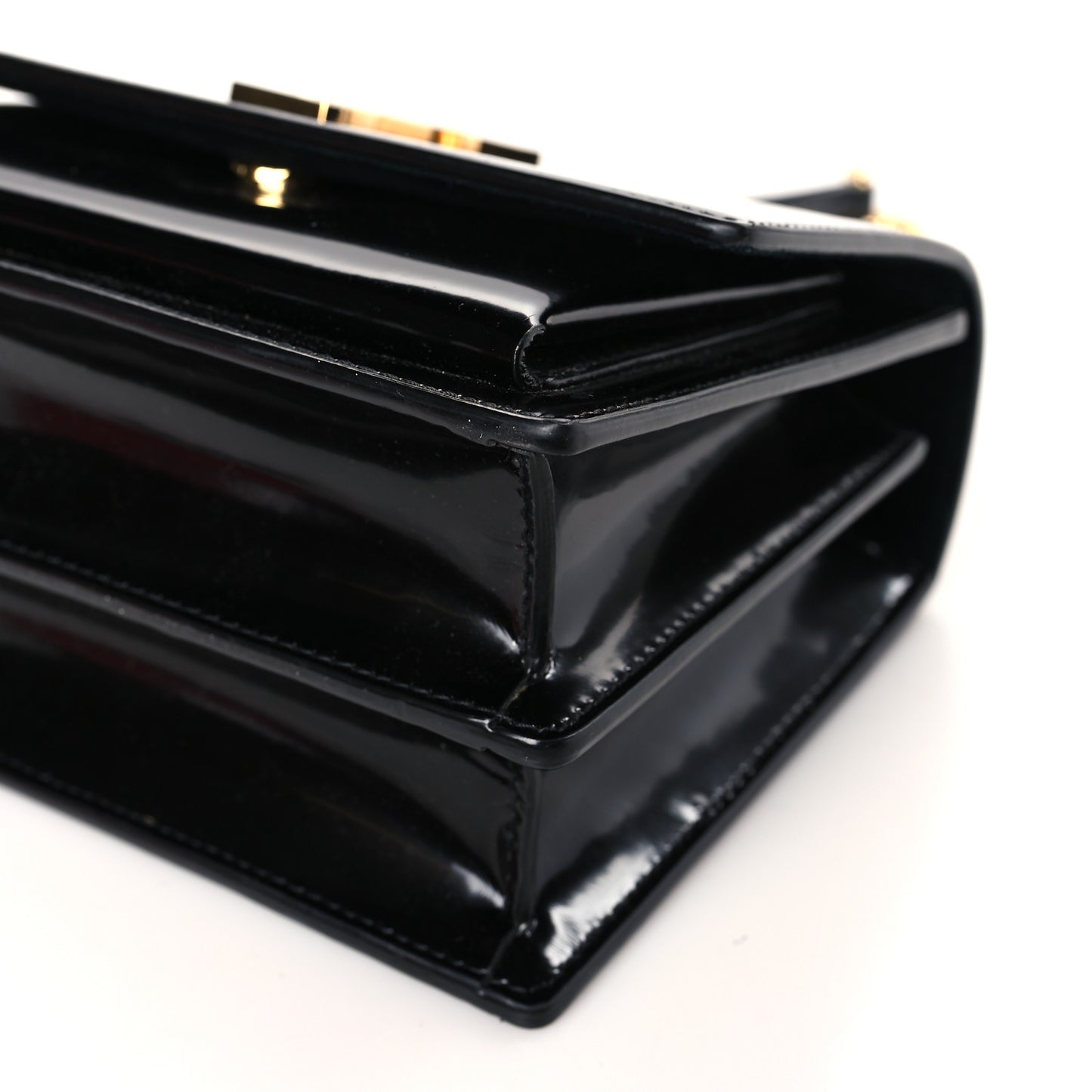 Patent Small Monogram Sunset Black