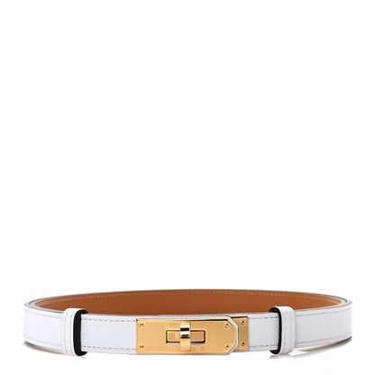 Hermes Epsom Kelly Belt White 1 of 5