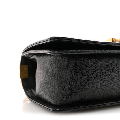 Chanel Caviar Quilted Medium Boy Flap Black 9 of 11