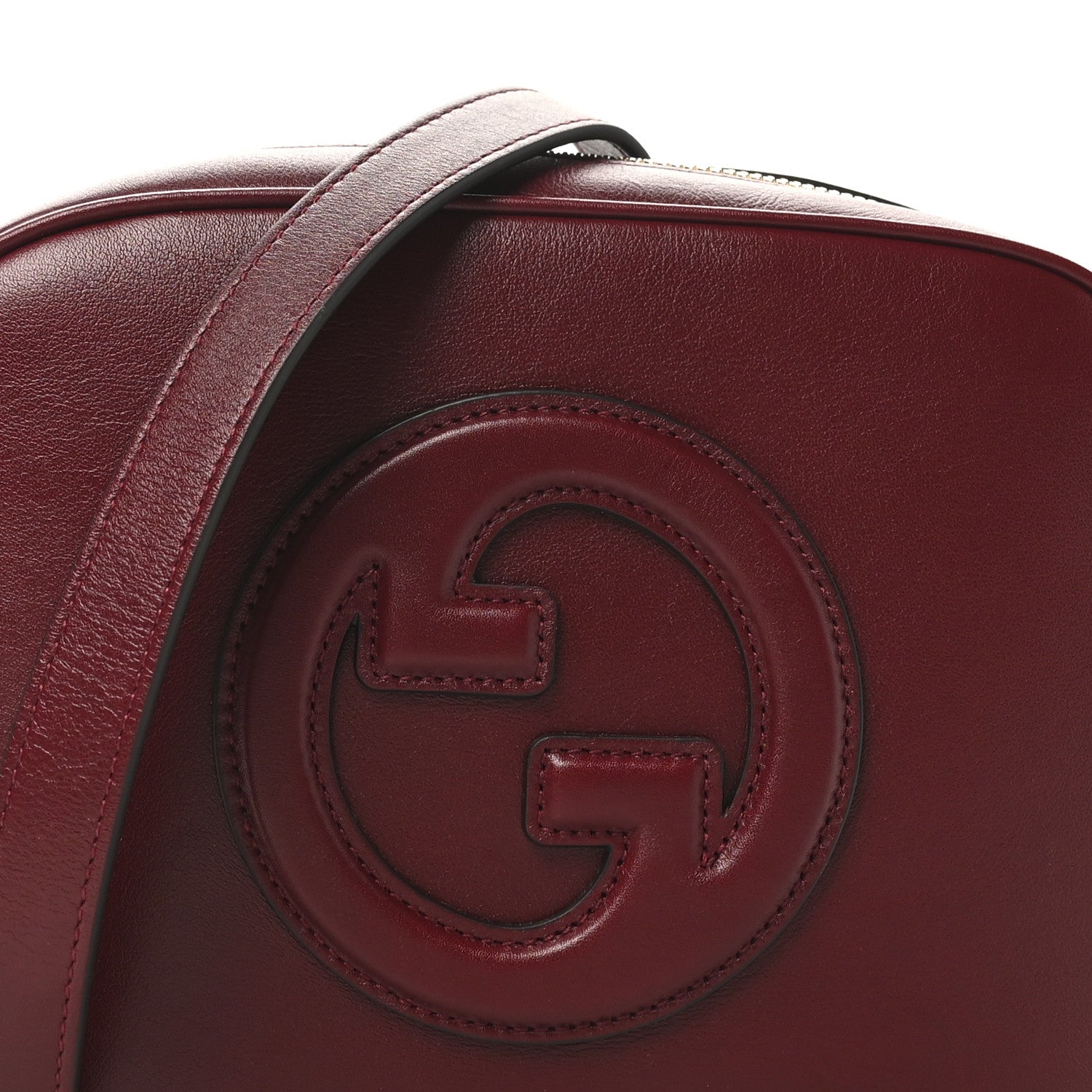 Gucci Calfskin Mini Blondie Bag Rosso 8 of 10