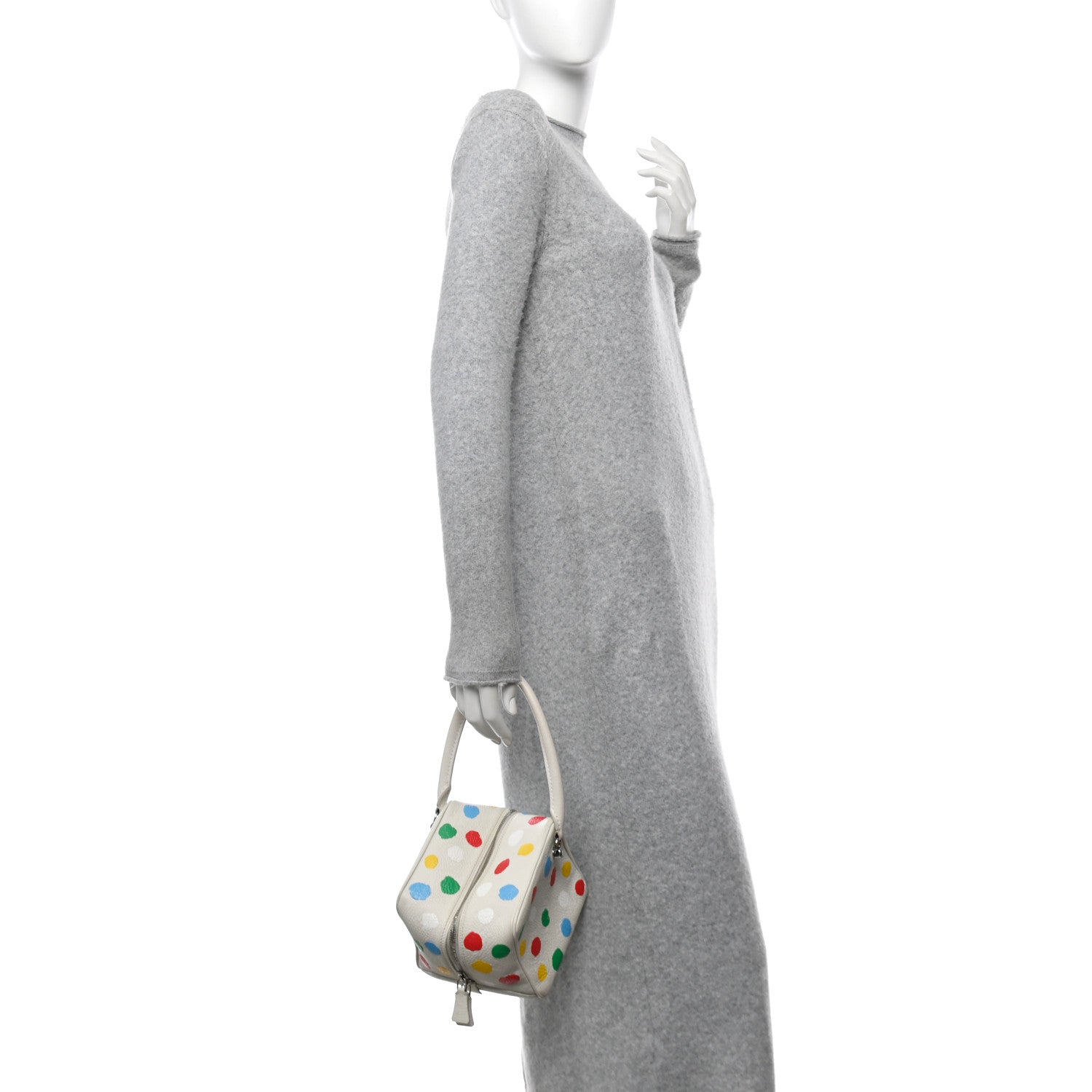 Louis Vuitton LV X YK Empreinte Square Bag White 2 of 10