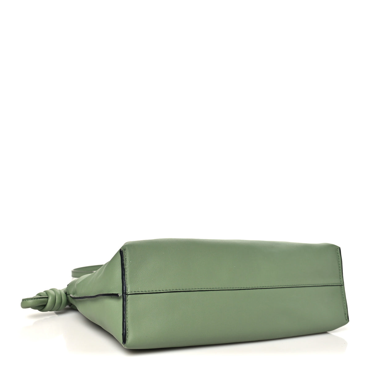 Nappa Calfskin Medium Flamenco Knot Clutch Rosemary
