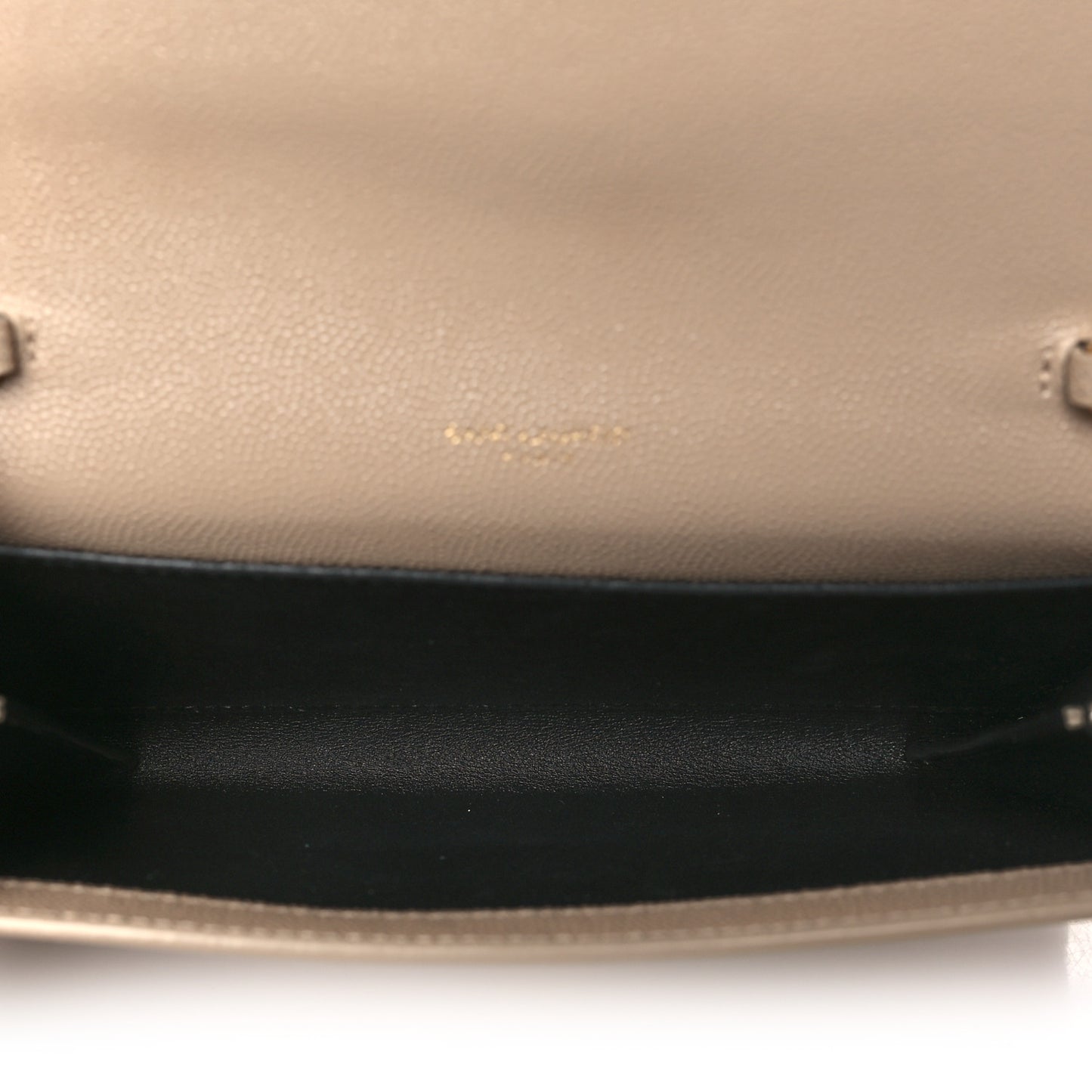 Grain De Poudre Monogram Uptown Chain Wallet Dark Beige