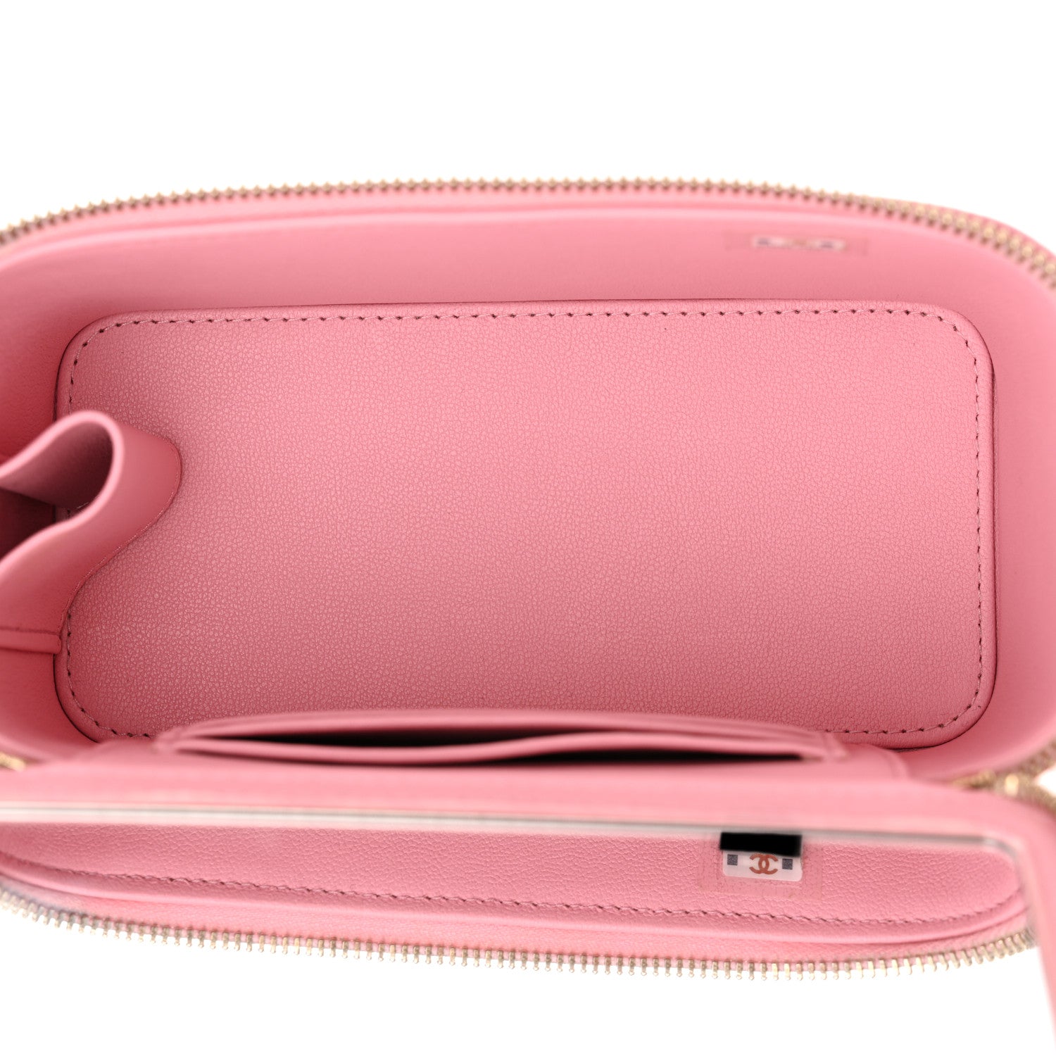 Chanel Lambskin Quilted Pick Me Up Vanity Case Pink 5 of 15