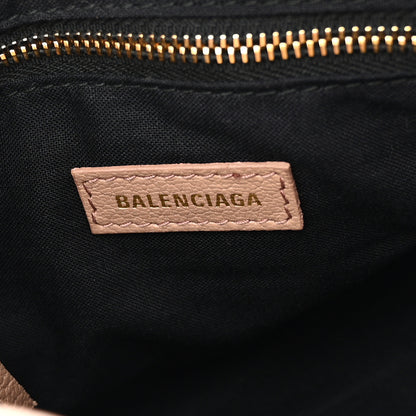 Balenciaga Chevre Gold Metallic Edge Hardware Mini City Rose Des Sables 6 of 9