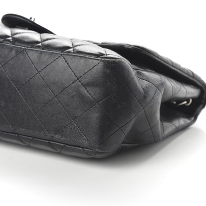 Chanel Lambskin Quilted Jumbo Single Flap Black 7 of 11