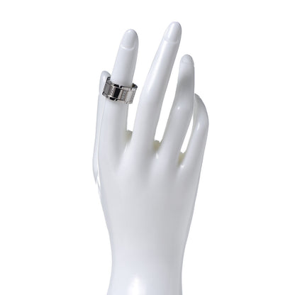 Cartier 18K White Gold Diamond 11mm Tank Francaise Ring 52 6 2 of 6