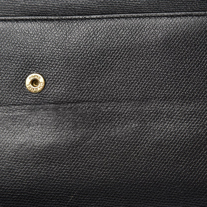 Chanel Grained Calfskin CC Button Wallet Black 10 of 12