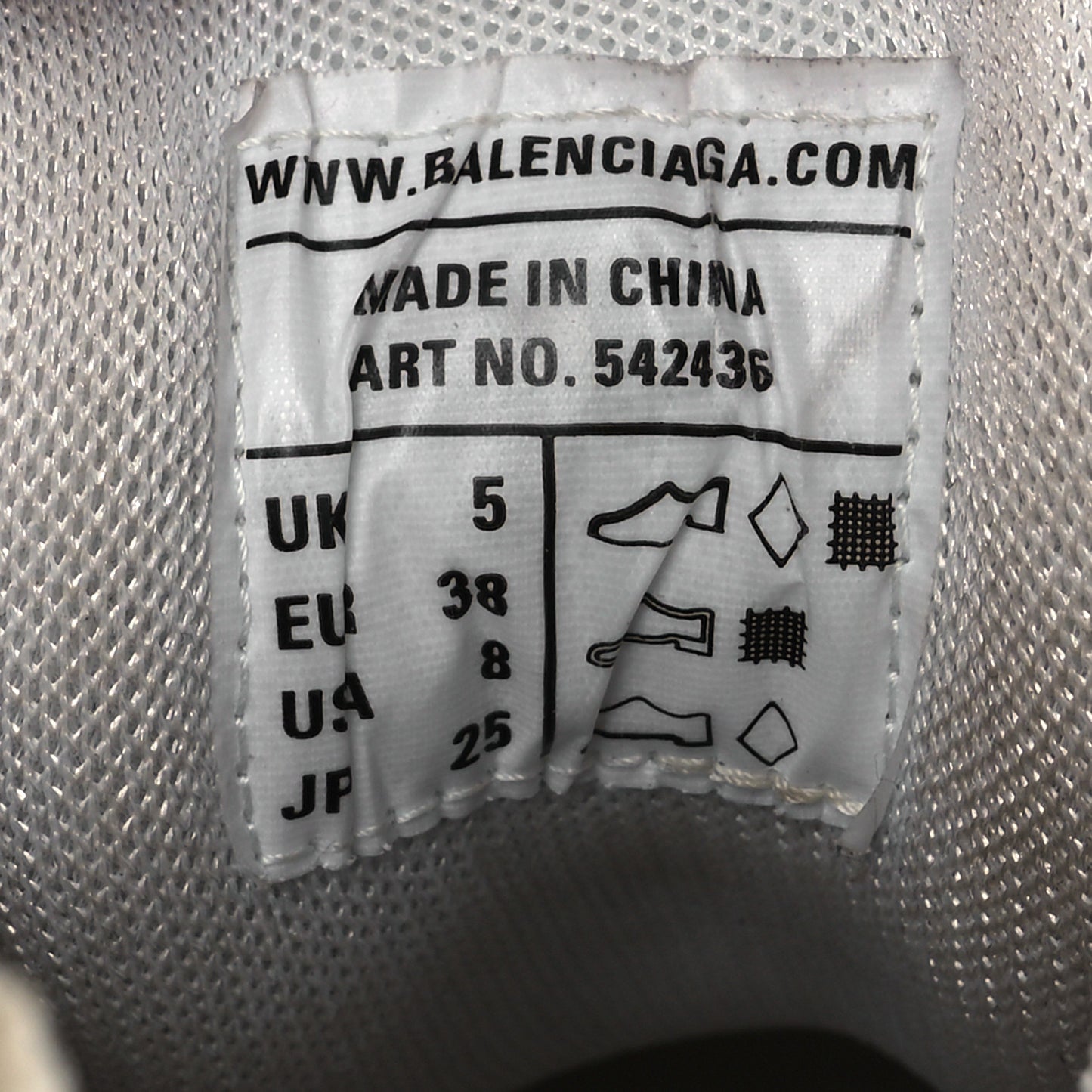 Rubber Mesh Fabric Monocolor Recycled Sole Womens Track Sneakers 38 White