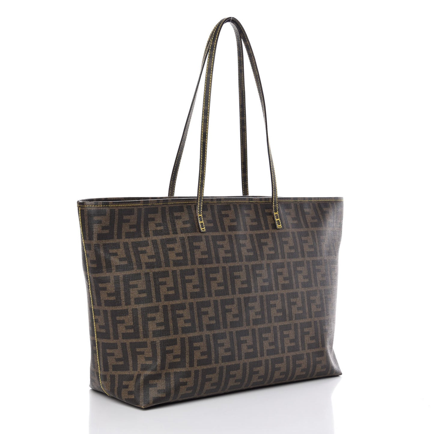 Zucca Spalmati Medium Roll Tote Tobacco Giallo