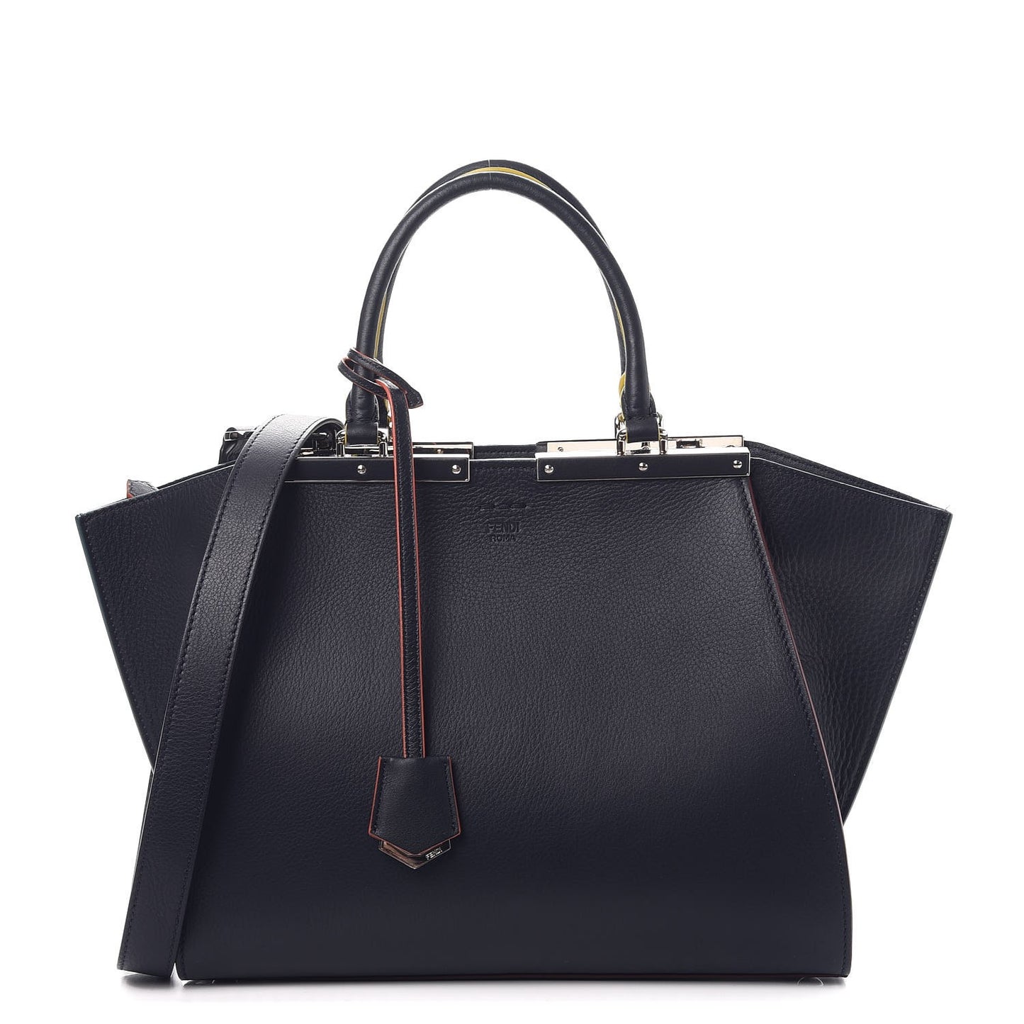 Vitello Dolce Century Petite 3Jours Tote Blue Notte