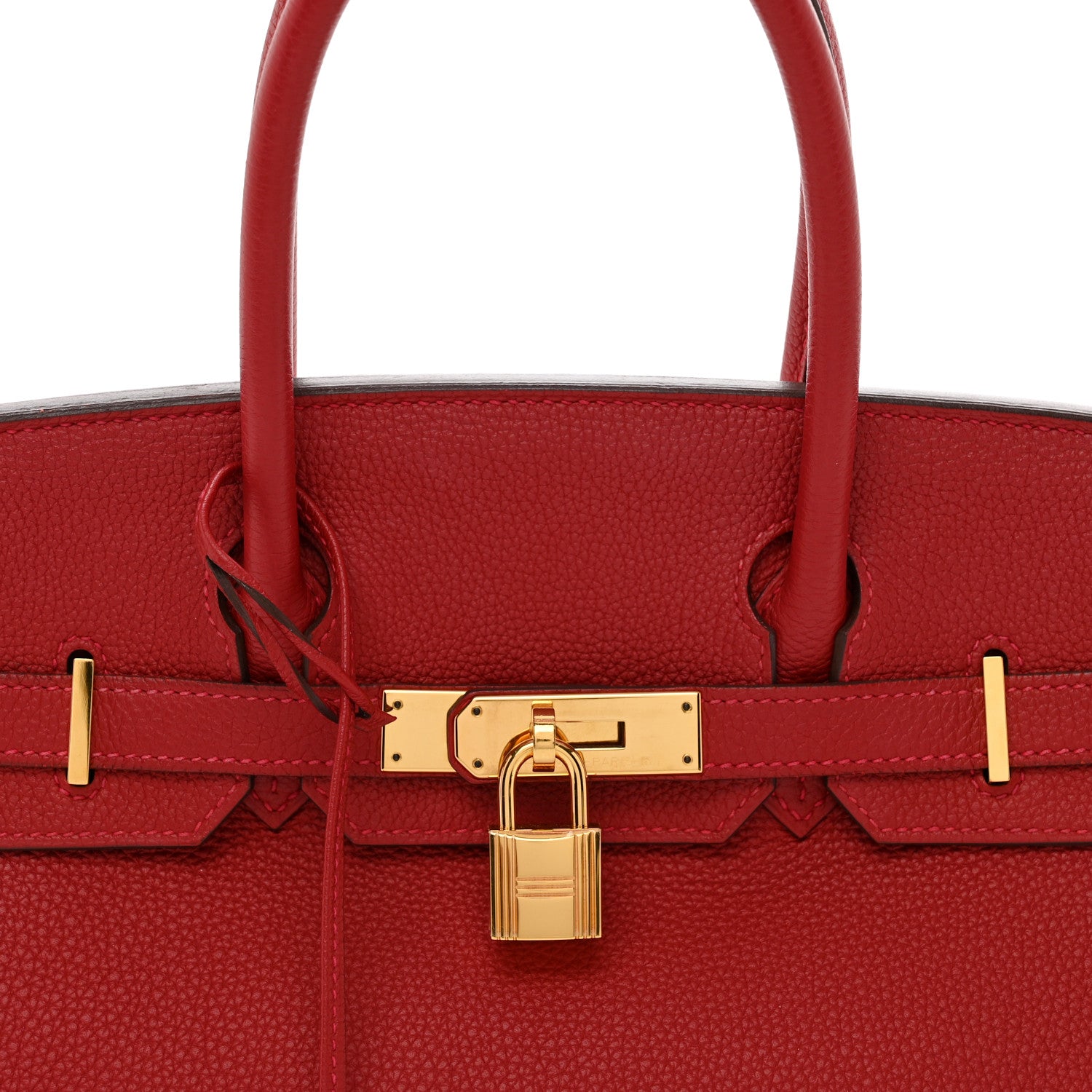 Hermes Togo BIRKIN 30 Rouge Garance 5 of 10
