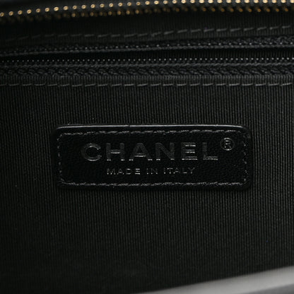Chanel Patent Goatskin Quilted Medium Gabrielle Hobo Black 6 of 14