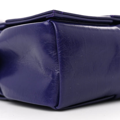 Bottega Veneta Paper Calfskin Maxi Intreccio Extra Mini Cassette Crossbody Bag Purple 9 of 10