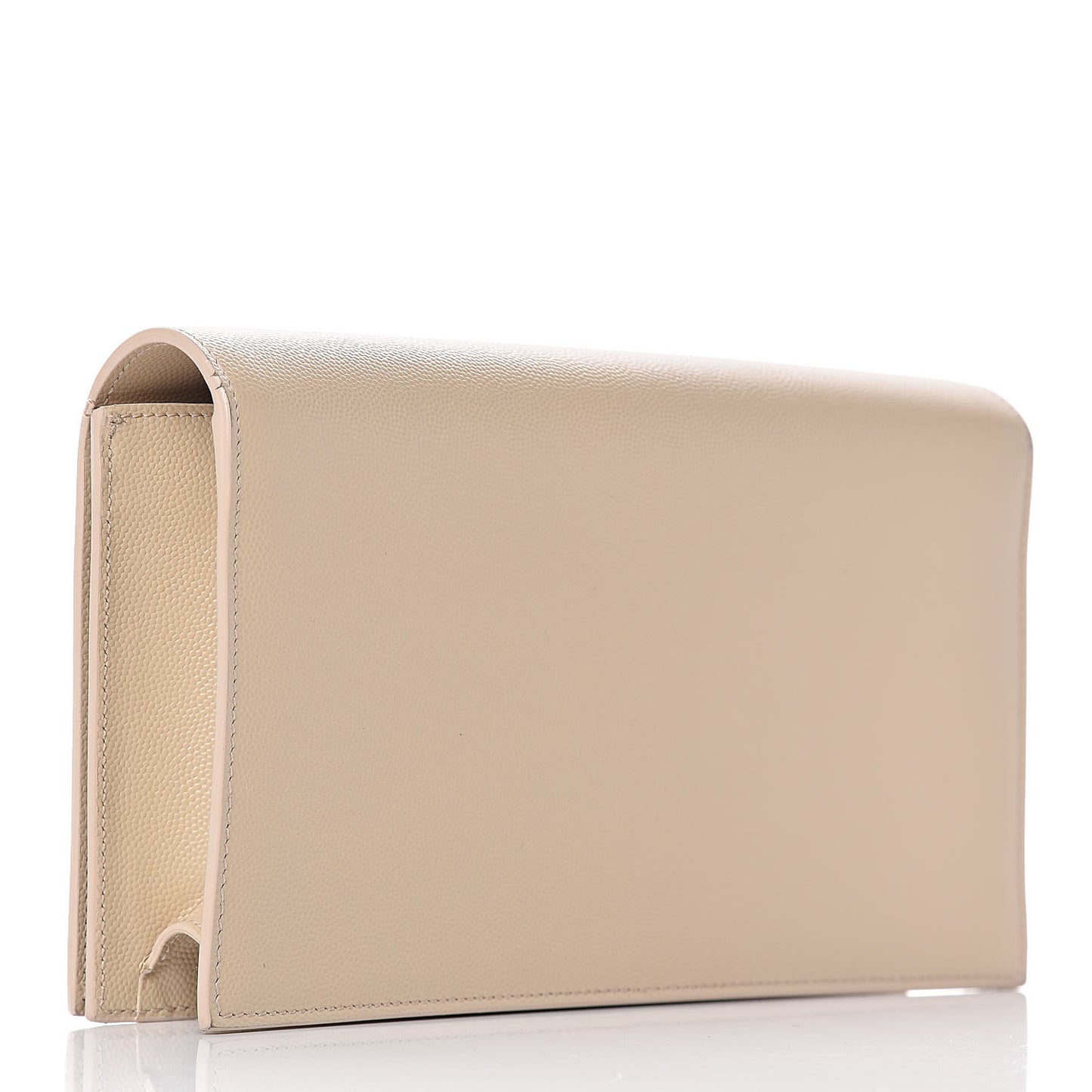 Grain De Poudre Classic Kate Monogram Clutch Nude Powder