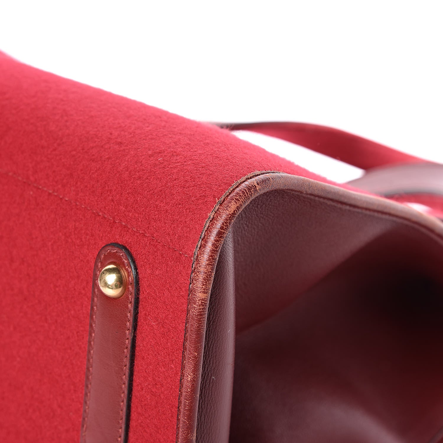 Hermes Felt Barenia Feu2Dou Rouge Vif Rouge H 9 of 12