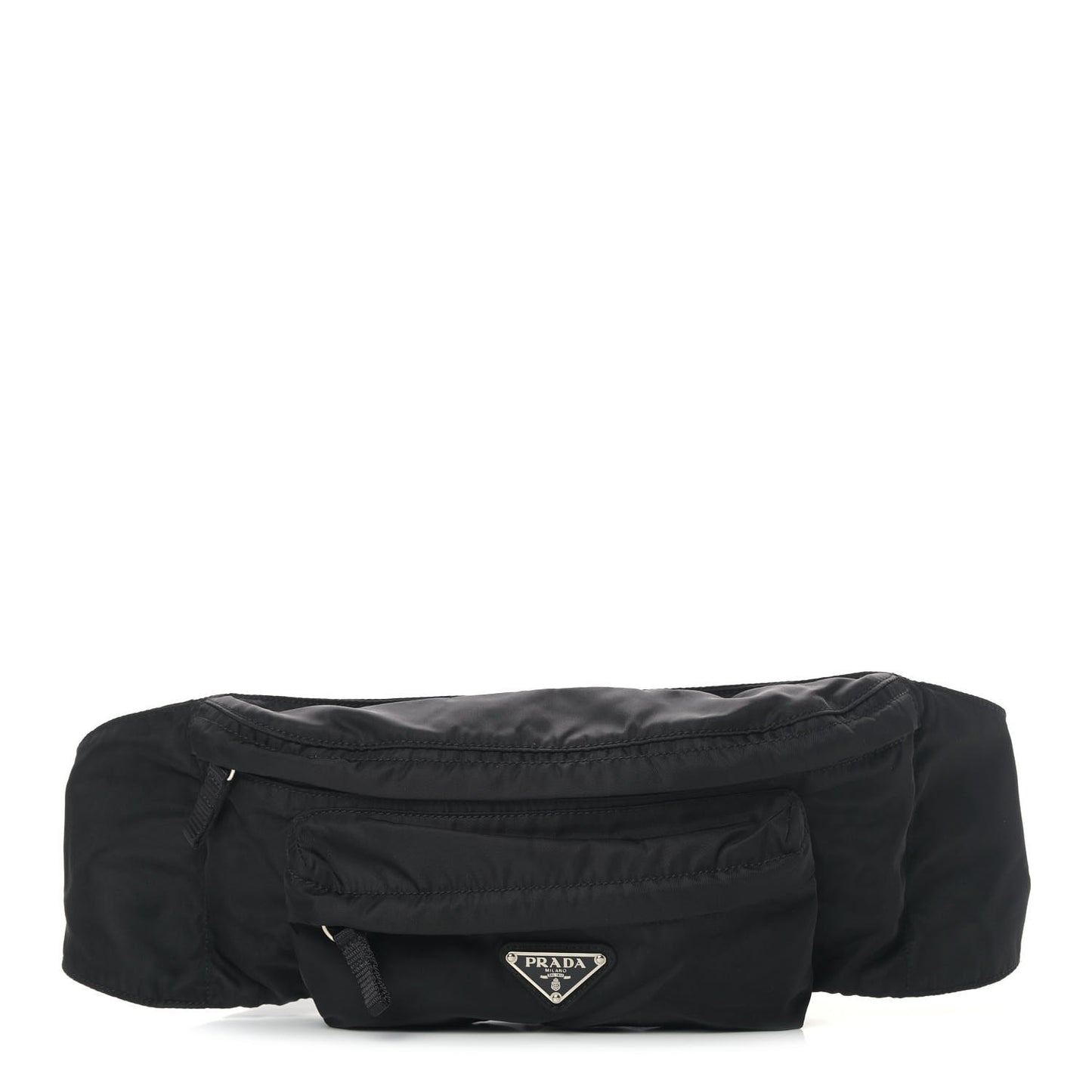 Tessuto Nylon Montagna Belt Bag Black