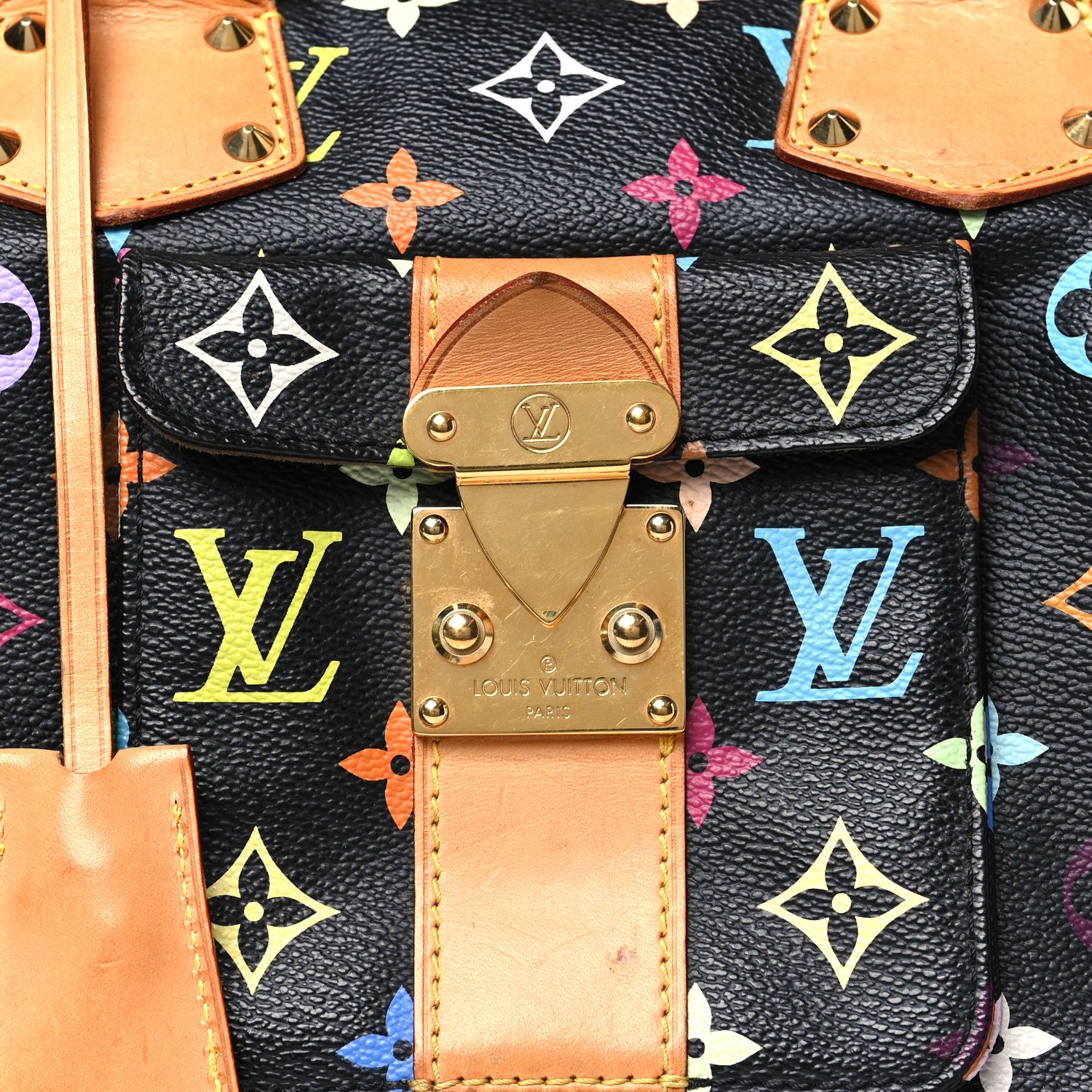 Louis Vuitton Monogram Multicolor Speedy 30 Black 7 of 11