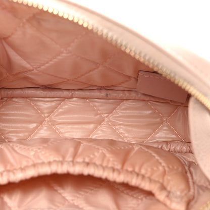 Chanel Caviar Quilted Small Curvy Pouch Cosmetic Case Light Pink 5 of 8