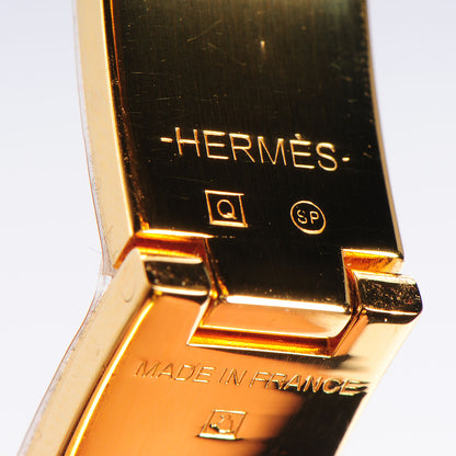 Hermes Enamel Narrow Clic Clac H Bracelet PM White 6 of 7